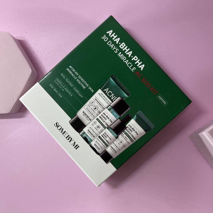 Actual product image Some By Mi AHA BHA Miracle SOS Kit (90 ml)