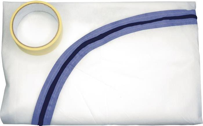 Produktbild Friess Techno Staubschutztür 1 Tuch / 1 Rolle Klebeband Tuch 2,3 x 1,2 m/Band 25 m x 25 mm