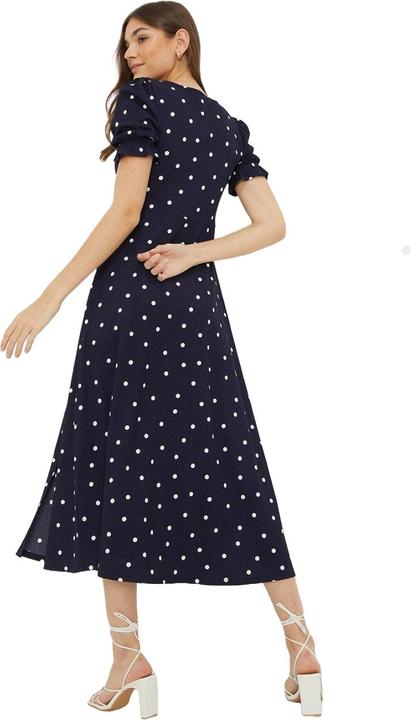 Immagine prodotto Dorothy Perkins Vestito Midi A Pois A Cuore Scamiciato Donna (38)