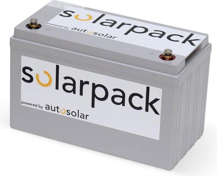 Image du produit Autosolar Pile au lithium 100 Ah 24V- Pile solaire LiFePo4 (25.60 V, 100 Ah)