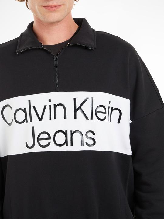 Produktbild Calvin Klein Jeans Bold Logo Colorblock Half Zip - 90649 (L)