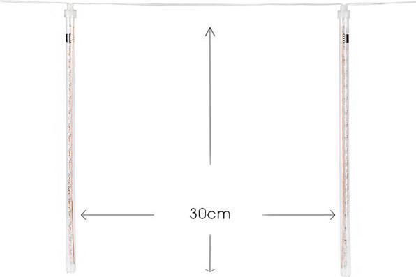 Image du produit Lumina Swiss Pics à glace Meteor 30cm Noël-Chaud (8 pcs) (0.30 m)