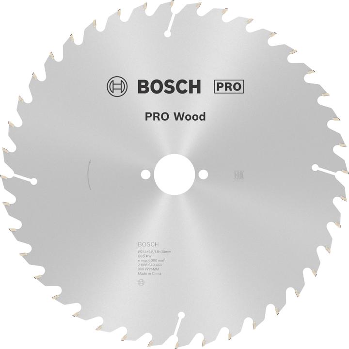 Actual product image Bosch Professional Zubehör PRO Wood circular saw blade, 254 x 2.8 x 30 mm