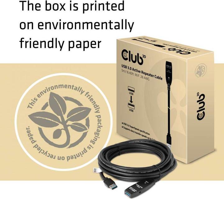 Produktbild Club 3D USB 3.0 (5 m, USB 3.0)