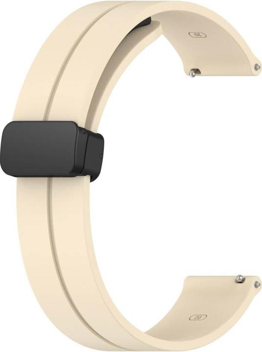 Produktbild Cover-Discount Silikon Ersatzarmband 20mm beige (20 mm, Silikon)