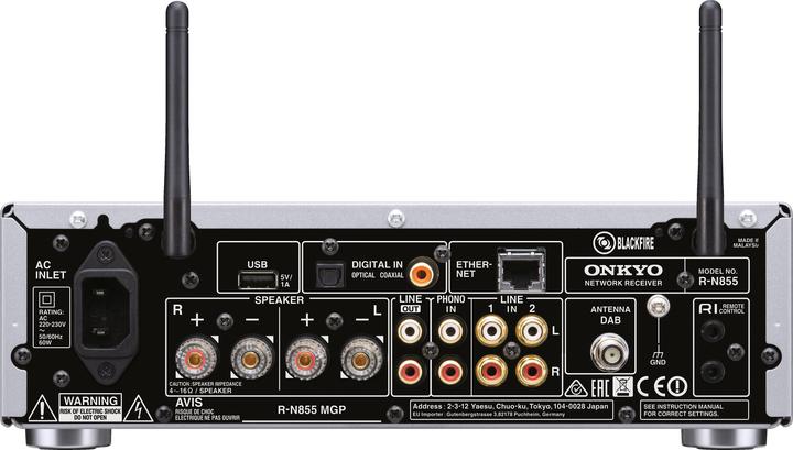 Immagine prodotto Onkyo R-N855 (Ricevitore di rete)