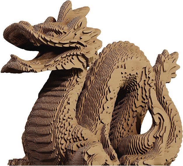Produktbild Cartonic Chinesischer Drache - 3D Modell aus Karton