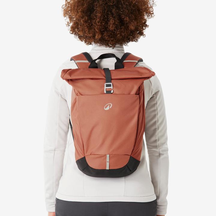 Image du produit Quechua Sac à dos de randonnée 16L+4, NH500 Escape Rolltop terracota (21 l)