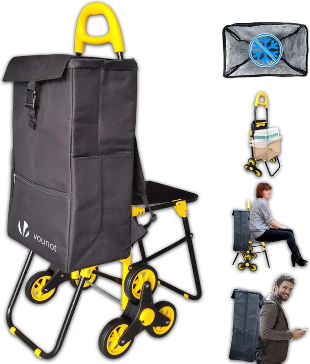 Image du produit Vounot Trolley pour escaliers (40L)