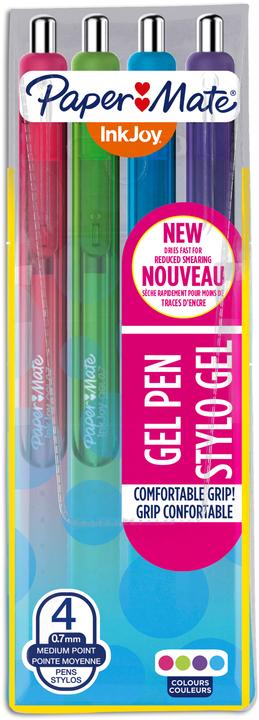 Paper Mate Roller Gel InkJoy (Multicolor, 4 x)