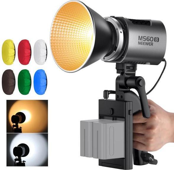 Immagine prodotto Neewer Luce continua MS60B Luce foto-video a LED (Videocamera)