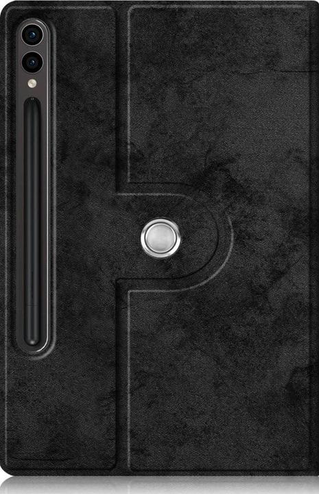Cover-Discount Galaxy Tab S9+ - 360 degree tablet case black (Galaxy Tab S9+, Galaxy Tab S10+)