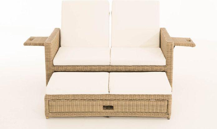Produktbild Swisshandel24 Sofa Ancona Cremeweiss 5mm, natura