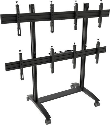 edbak VWTA2257-L mur d'images mobile pour 4 moniteurs, 50-57 pouces (57", 220 kg)