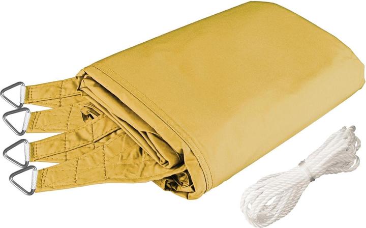Image du produit Windhager Voile d'ombrage Cannes, 5 x 5 m, Carré, Jaune (5 x 5 m)