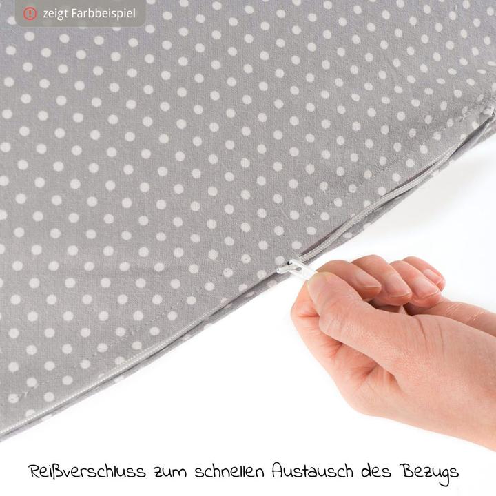 Produktbild Theraline Stillkissen Stillkissen Dodo mit Mikroperlen-Füllung inkl. Bezug (34 cm)