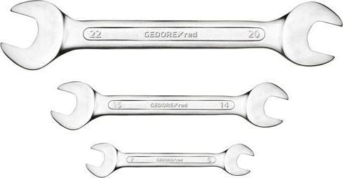 Productafbeelding Gedore Red Dubbele steeksleutelset in oprolkoffer kort metrisch (8 mm, 7 mm, 6 mm, 9 mm)