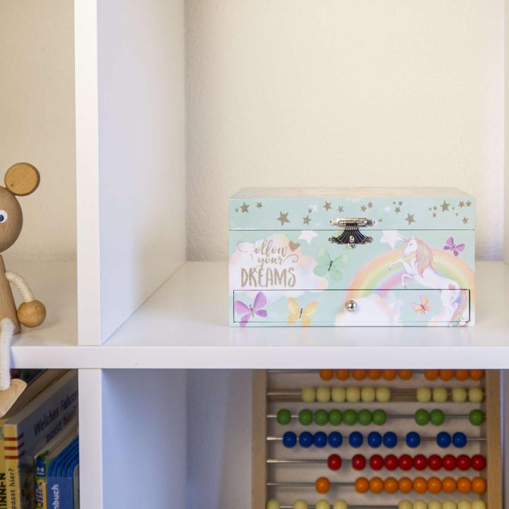 Actual product image Intirilife Schmuckschatulle mit Spieluhr und Musik für Kinder