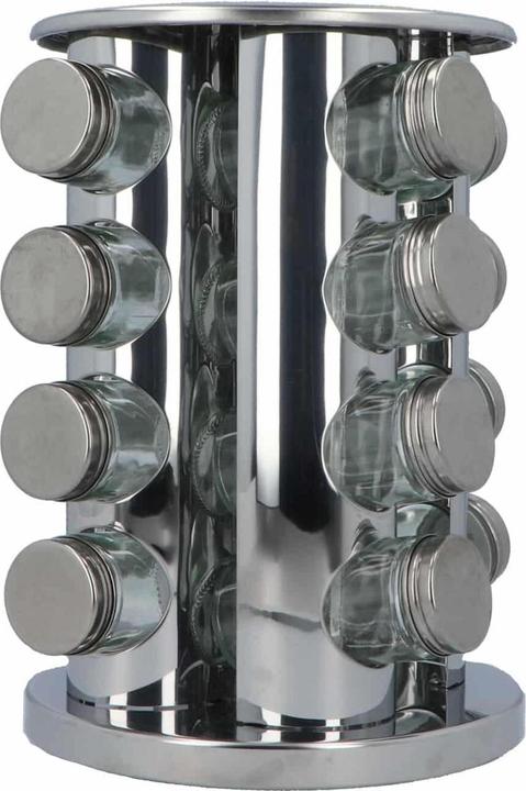 Produktbild 5Five Drehbarer Gewürzständer aus Edelstahl - 16 Gläser
