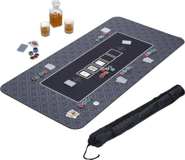 Image du produit Relaxdays Tapis de poker