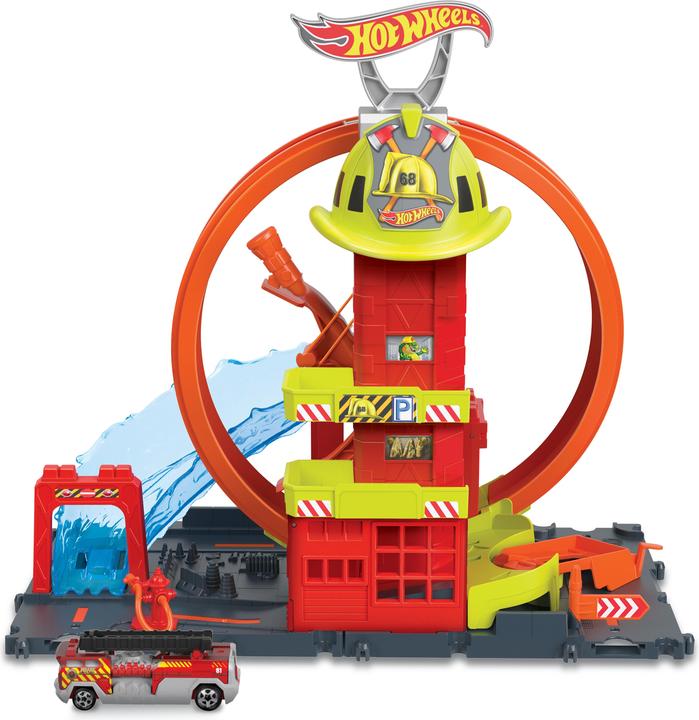 Actual product image Hot Wheels HW City Super Fire Station