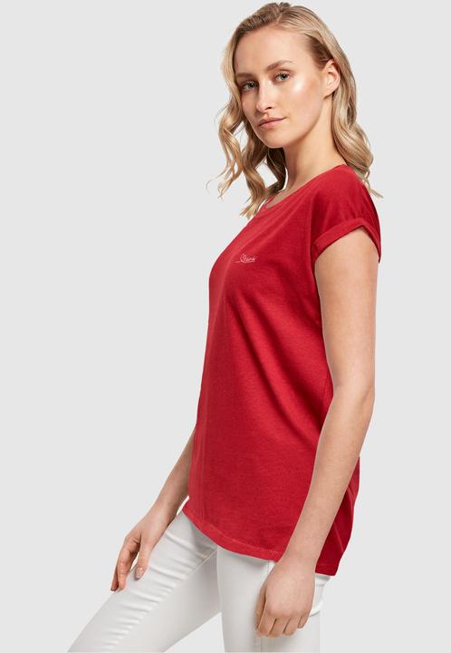 Actual product image Merchcode Ladies It Beats Loud Extended Shoulder Tee - 113363 (3XL)