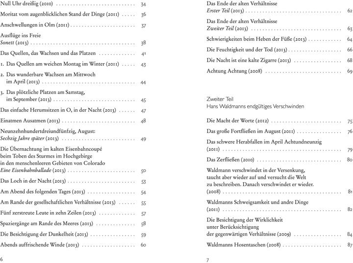 Nährwerte und Zutaten Die plötzlich hereinkriechende Kälte im Dezember (Deutsch, Ror Wolf, 2015)