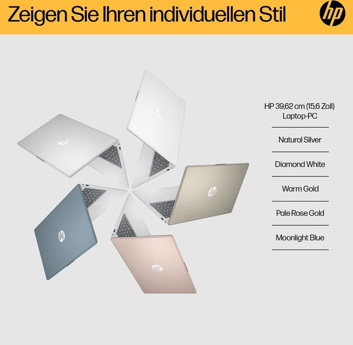 Image du produit HP 15-fc0456ng (15.60", AMD Ryzen 5 7520U, 16 Go, 512 Go, DE)