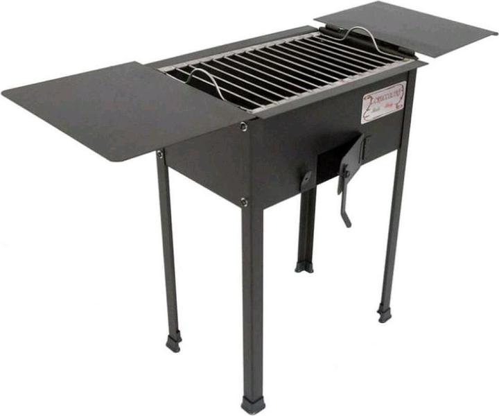 Cruccolini ELBA Holzkohlegrill 38x25 cm aus stabilem Stahl (38 cm)