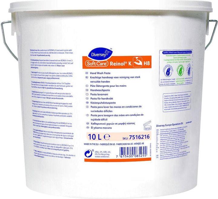 Produktbild Diversey Handwaschpaste Soft Care REINOL K 10 l (Flüssigseife, 10000 ml)