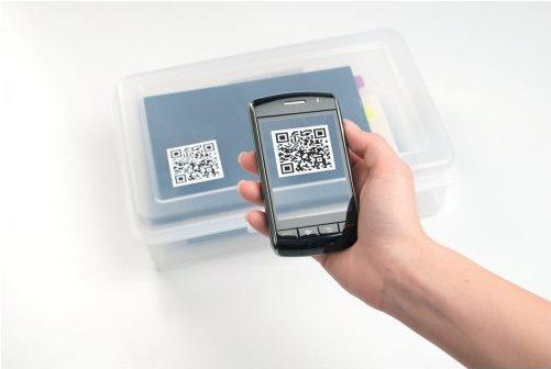 Actual product image Avery QR Code labels
