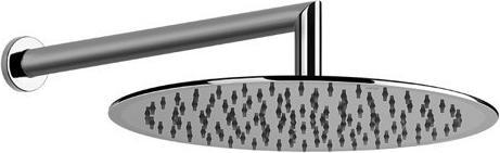 Produktbild Gessi Emporio Antikalk-Kopfbrause rund, Durchmesser 300mm mit Gelenk und Wandarm, Länge 347mm, 4725
