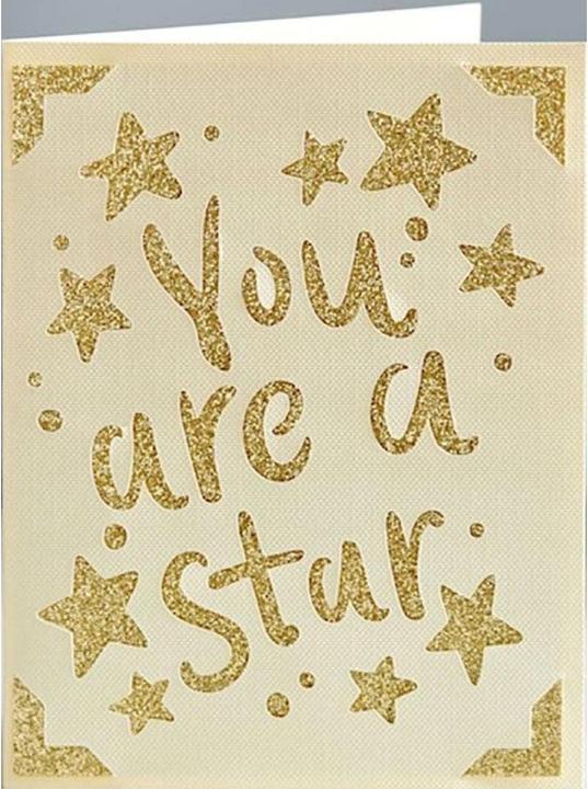 Actual product image Cricut Motif card Joy (12 x)