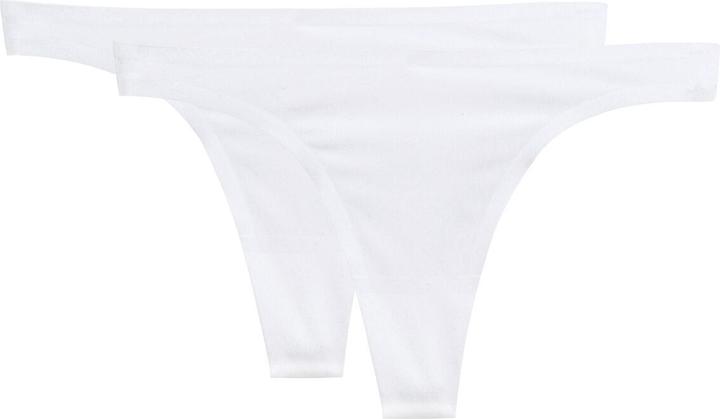 Produktbild La Redoute Collections 2er-Pack nahtlose Strings aus Mikrofaser (44, 46, 2er Pack)