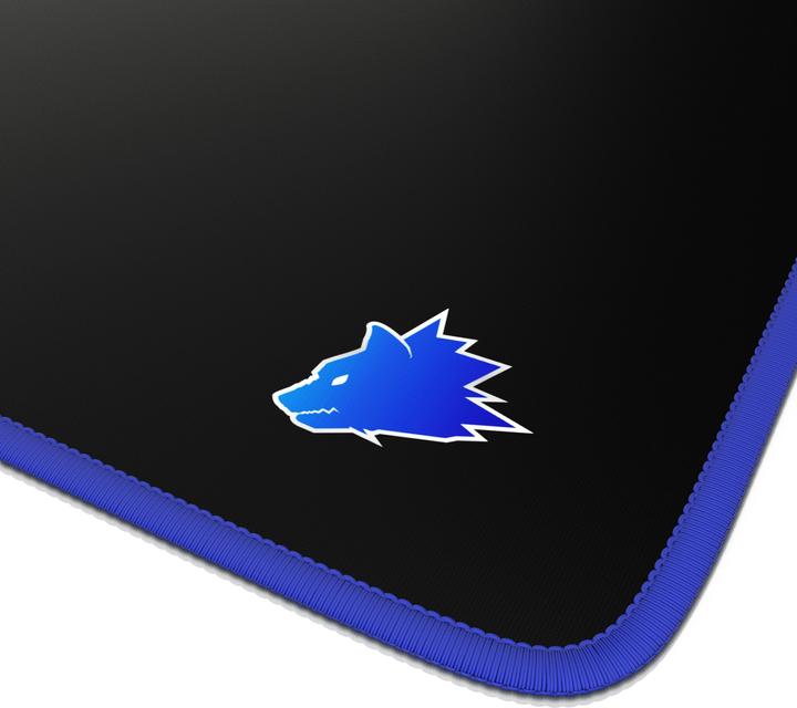 Actual product image Titanwolf Gaming Mouse Pad, XXXL Speed Mouse Mat 1200 x 600 mm, Speed & Precision, Symbol Blue