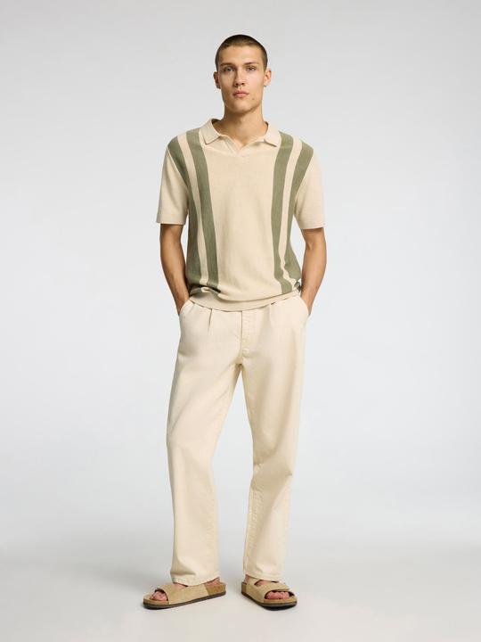 Produktbild Selected Homme Kurzarm Polohemd aus Strick (L)