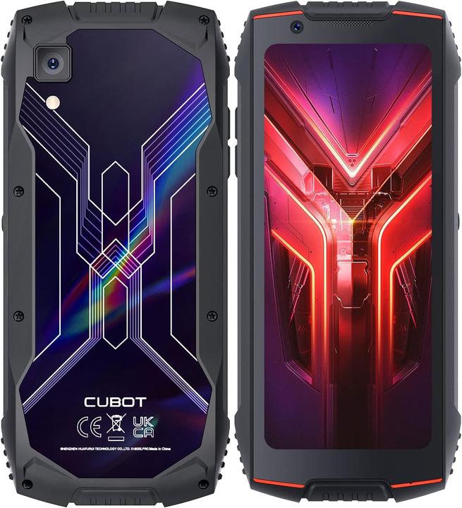 Cubot Outdoor Handy (128 GB, Black, 4.50", Dual SIM, 20 Mpx, 4G)
