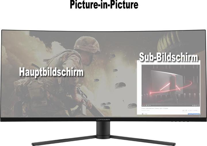 Actual product image LC-Power LC-M34-UWQHD-165-C (3440 x 1440 pixels, 34")