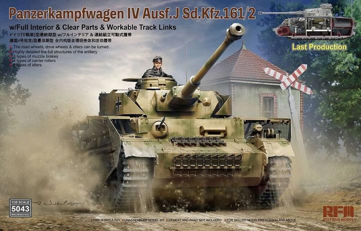 Image du produit Rye Field Model Pz.Kpfw. IV Ausf. J Last Production w/full interior