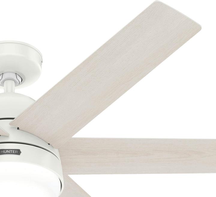 Image du produit Hunter Fans DC Deckenventilator Arete Weiss mit Licht & Fernbedienung (42.70 dB)