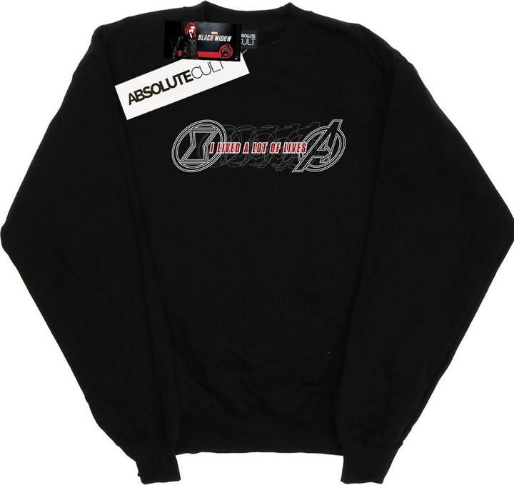Black Widow Film Lots of Lives Baumwolle Sweatshirt (M)