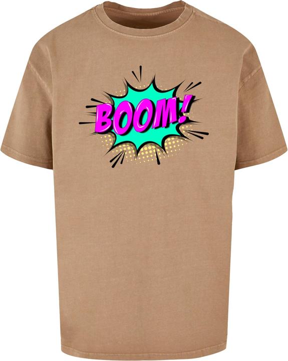 Immagine prodotto Merchcode Maglietta oversize lavata con acido BOOM Comic - 117943 (S)