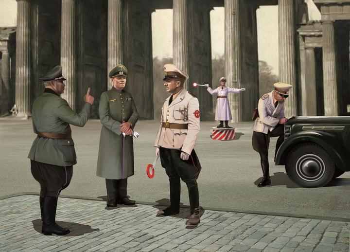 Actual product image ICM WWII German Road Police (5 figures)
