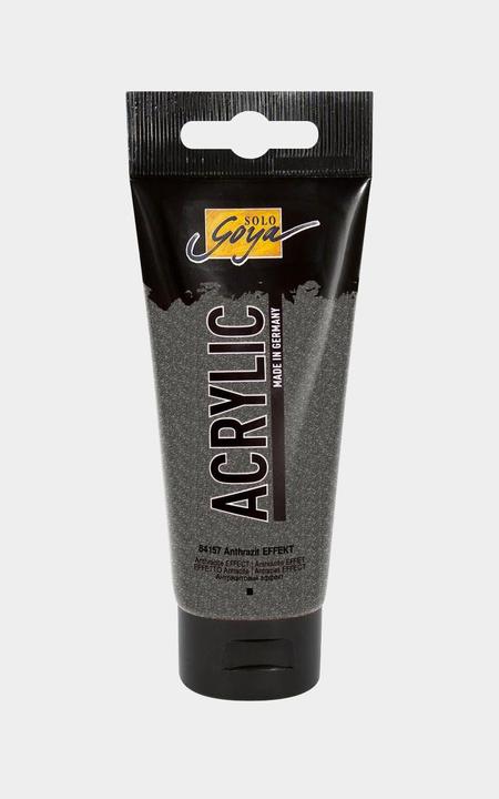 Actual product image Kreul Basic acrylic 100ml (Anthracite effect, 100 ml)