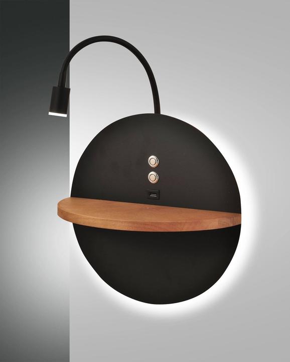 Image du produit Fabas Luce 371720101Lampe murale LED Dual noire 15,5W (1380 lm)