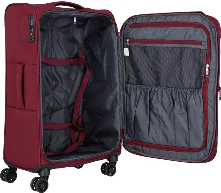 Immagine prodotto D&N Travel Line 9504 Carrello a 4 ruote M 67 cm con piega a espansione (67 l, M (50 - 90l))