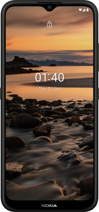 Produktbild Nokia 1.4 (32 GB, Charcoal, 6.51", Hybrid Dual SIM, 8 Mpx, 4G)