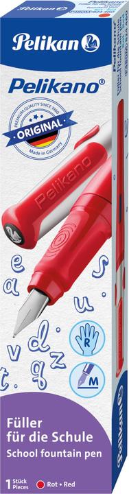 Actual product image Pelikan o Original fountain pen for right-handers M (Red, 1 x)