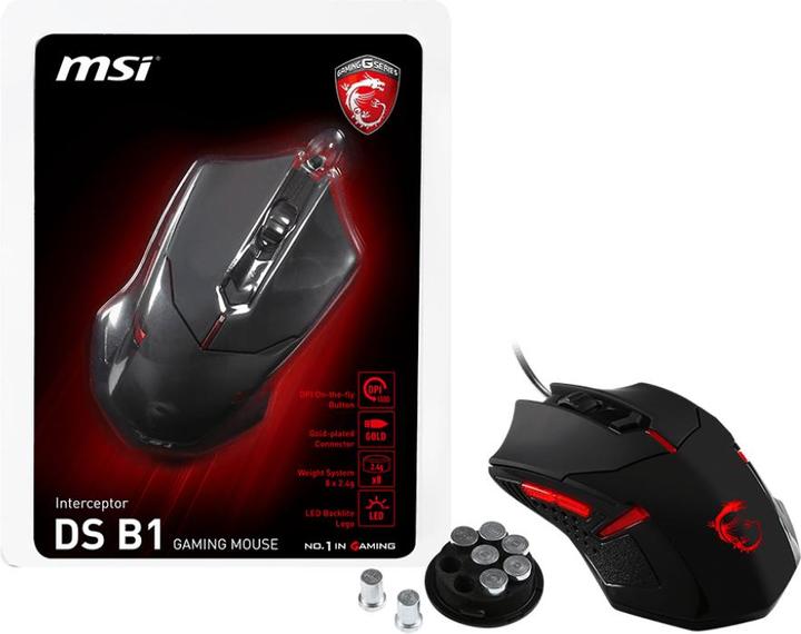 Produktbild MSI Interceptor DS B1 Gaming Mouse (Kabelgebunden)