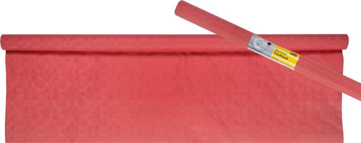 Idena Damask Tablecloth 1x10m Roll red
